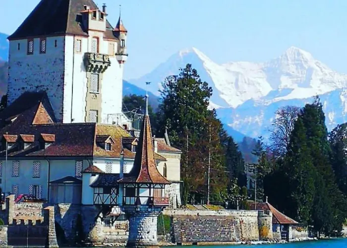 公寓 Thun Alps Scenic Views And Concierge By Swisshut *
